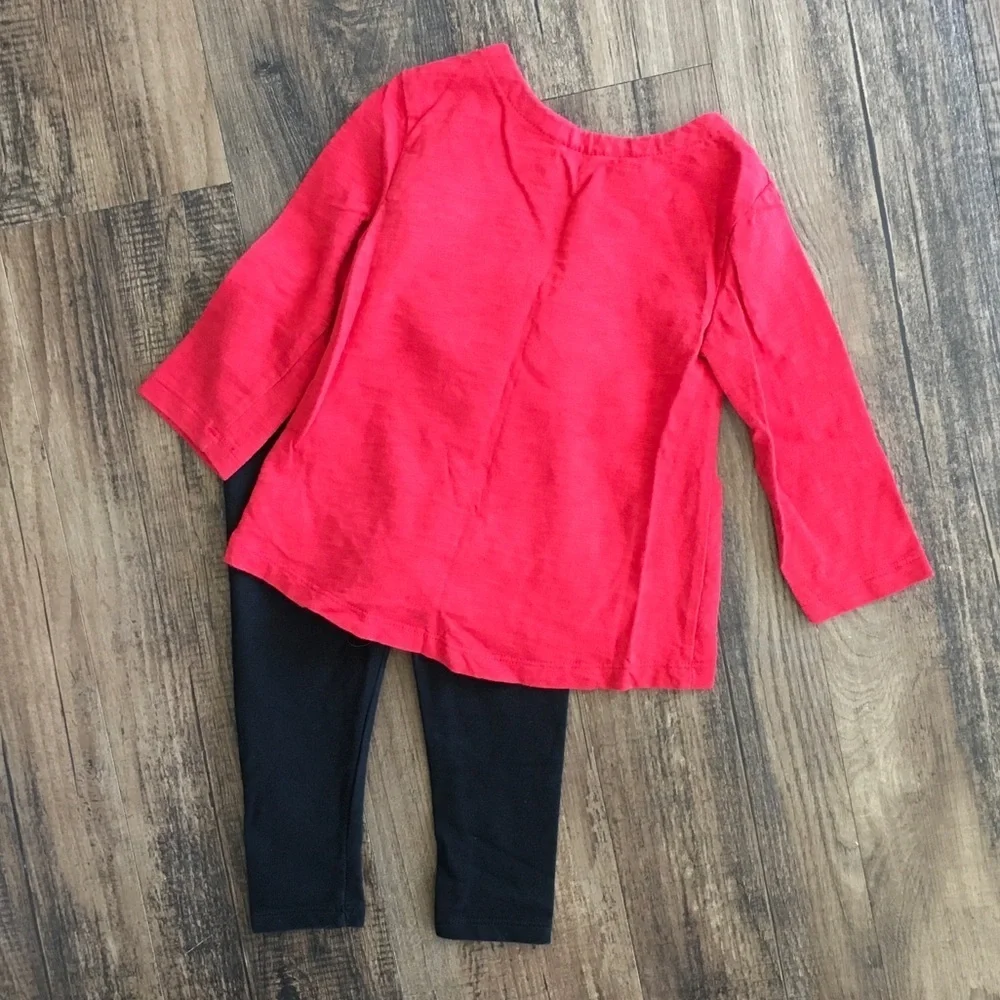 Disney Red and Black Mickey and Minnie Mouse Toddler Top